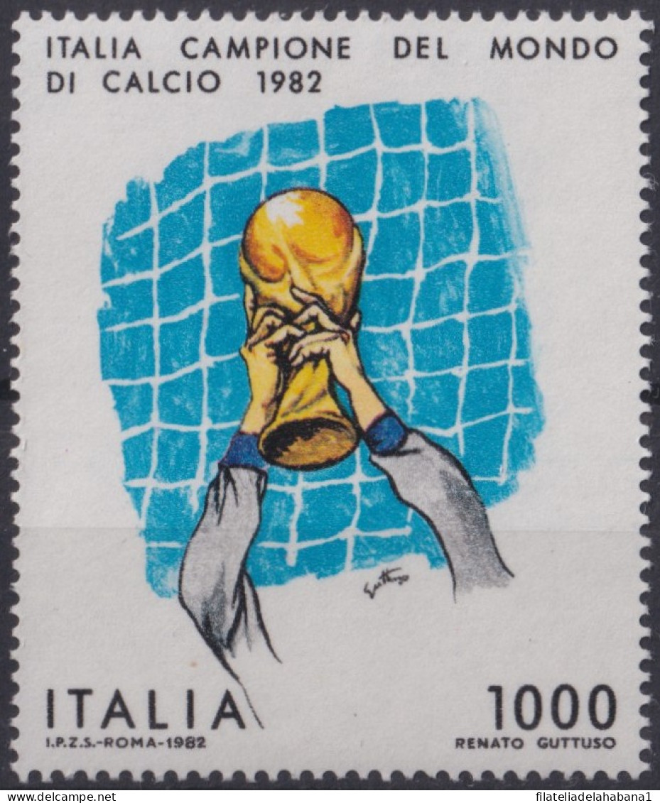 F-EX48951 ITALY MNH 1982 WORLD CUP SOCCER FOOTBALL SPAIN ESPAÑA.  - 1982 – Spain