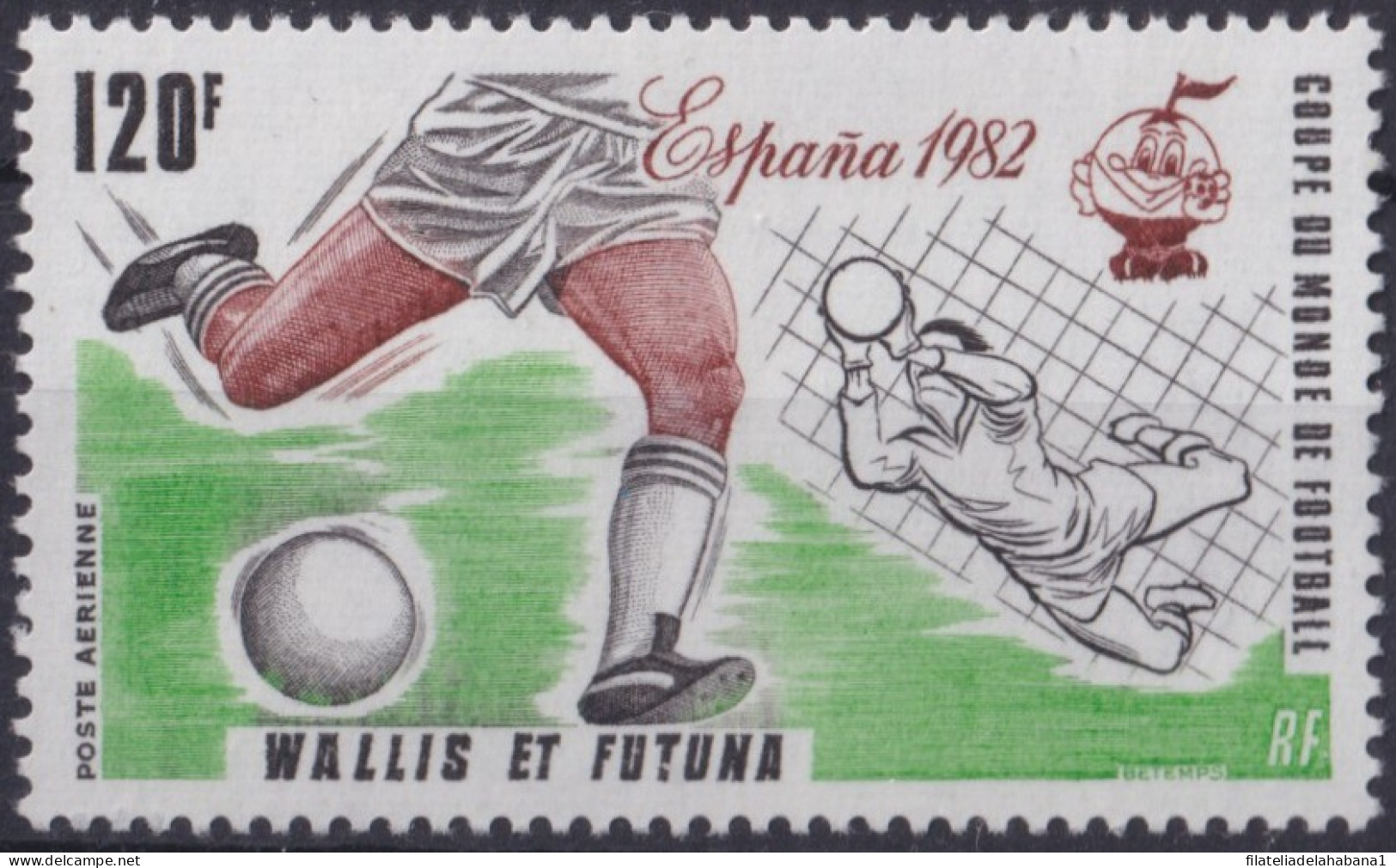 F-EX49080 WALLIS ET FUTUNA MNH 1982 WORLD CHAMPIONSHIP SOCCER FOOTBALL.  - 1982 – Spain