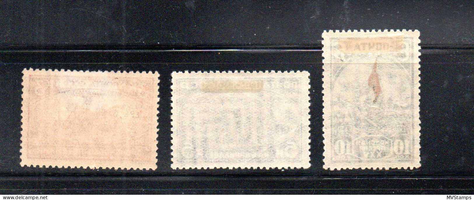Russia 1930 Old Set Revolution Stamps (Michel 394/96) MLH - Neufs