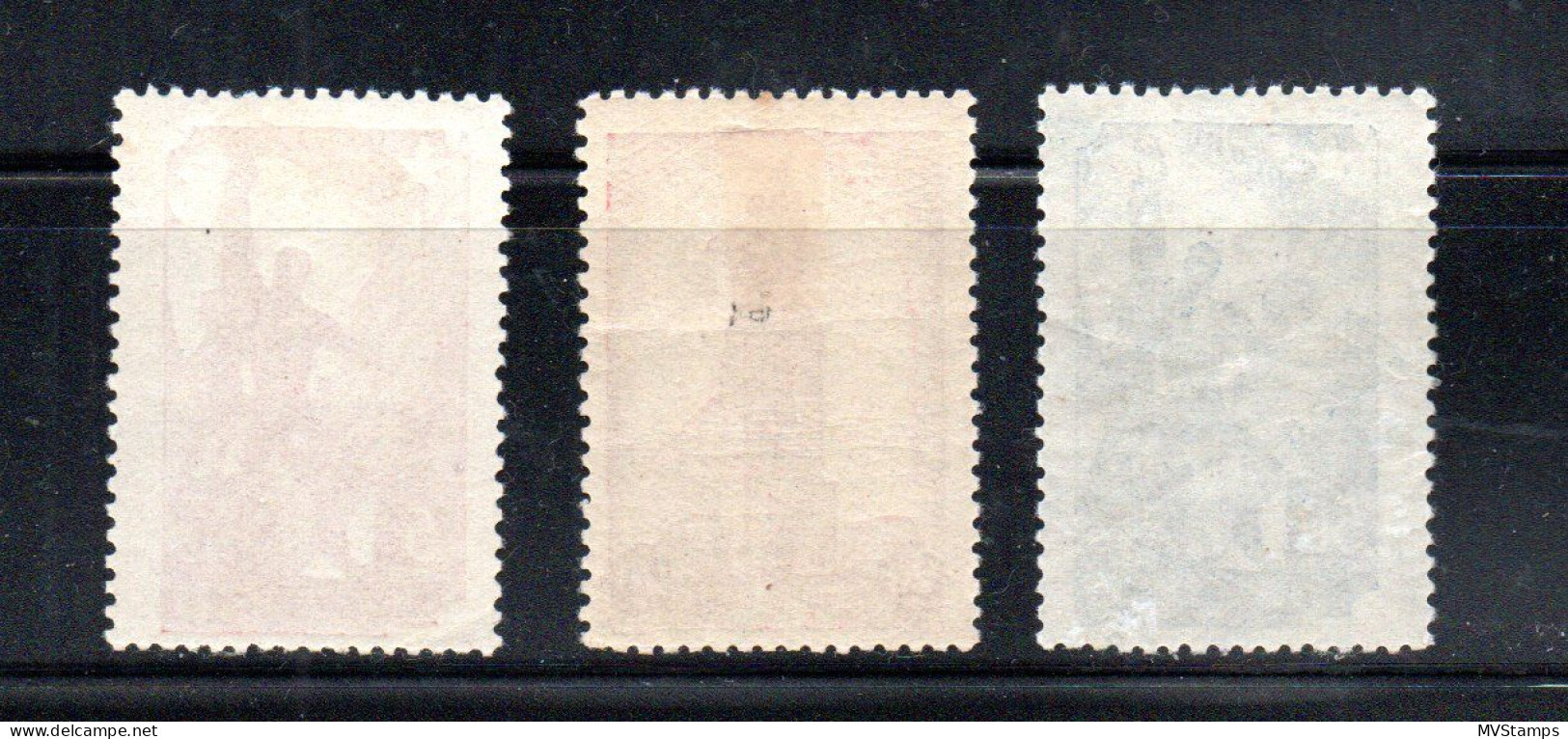 Russia 1938 Old Set Worldexhibition Paris Stamps (Michel 581/83) Nice MLH - Ungebraucht