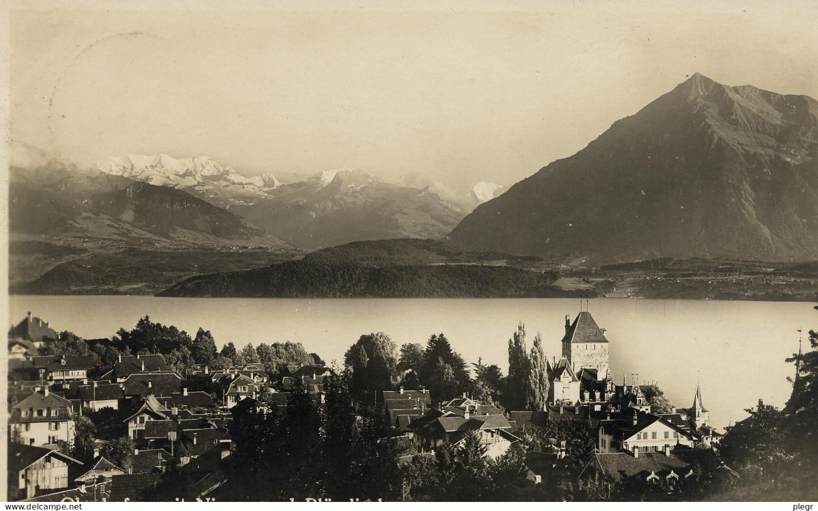 0-CHEBE 01 28 - OBERHOFEN -  NISEN UND BLÜMLISALP - Oberhofen Am Thunersee