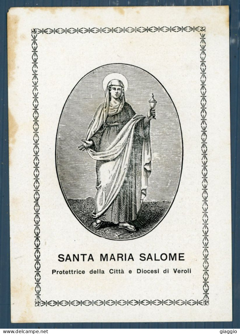 °°° Santino N. 8374 - Santa Maria Salome - Veroli °°° - Religión & Esoterismo