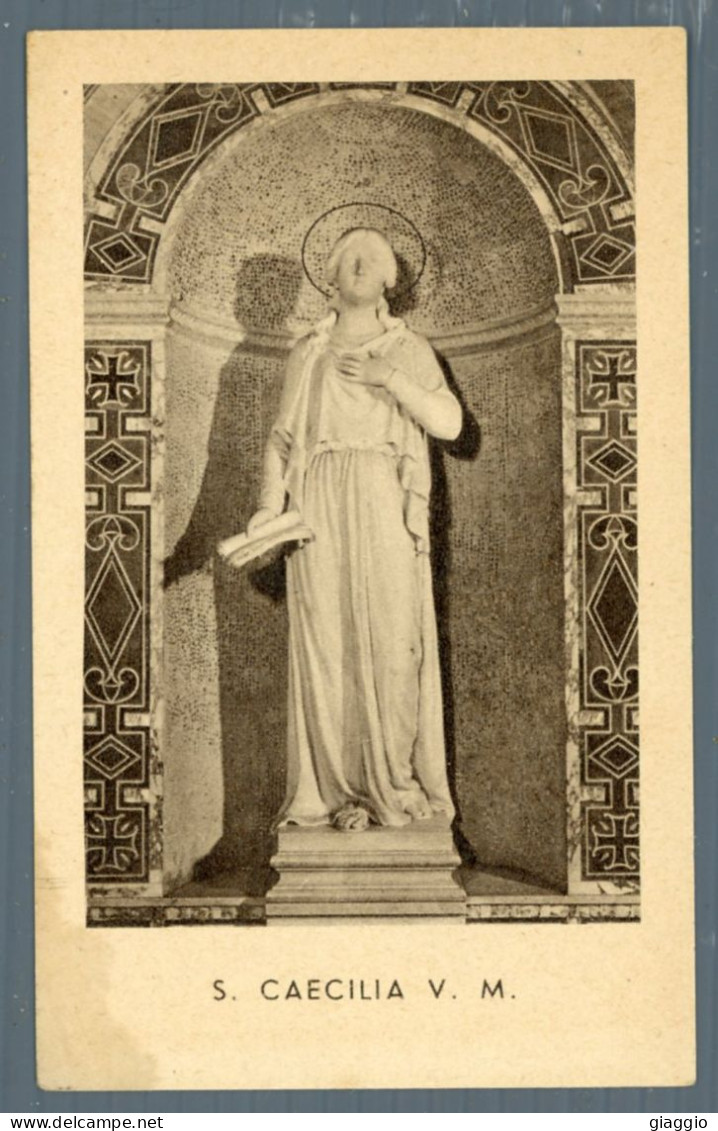 °°° Santino N. 8376 - S. Cecilia °°° - Religión & Esoterismo