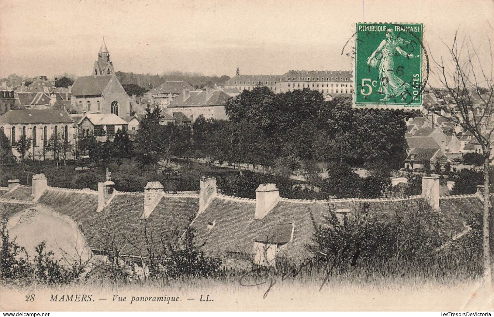 FRANCE - Mamers - Vue Panoramique - L L - Vue D'ensemble De La Ville - Carte Postale Ancienne - Mamers