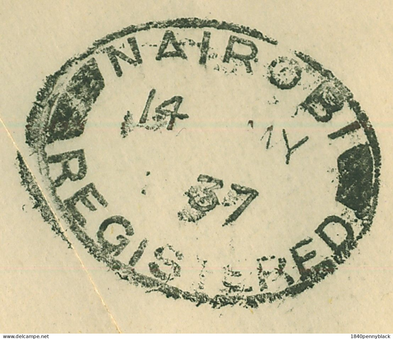 KENYA UGANDA TANGANYIKA KGVI 1937 Coronation SG   128-30  Local Registered  First Day Cover To Nairobi - Kenya, Ouganda & Tanganyika