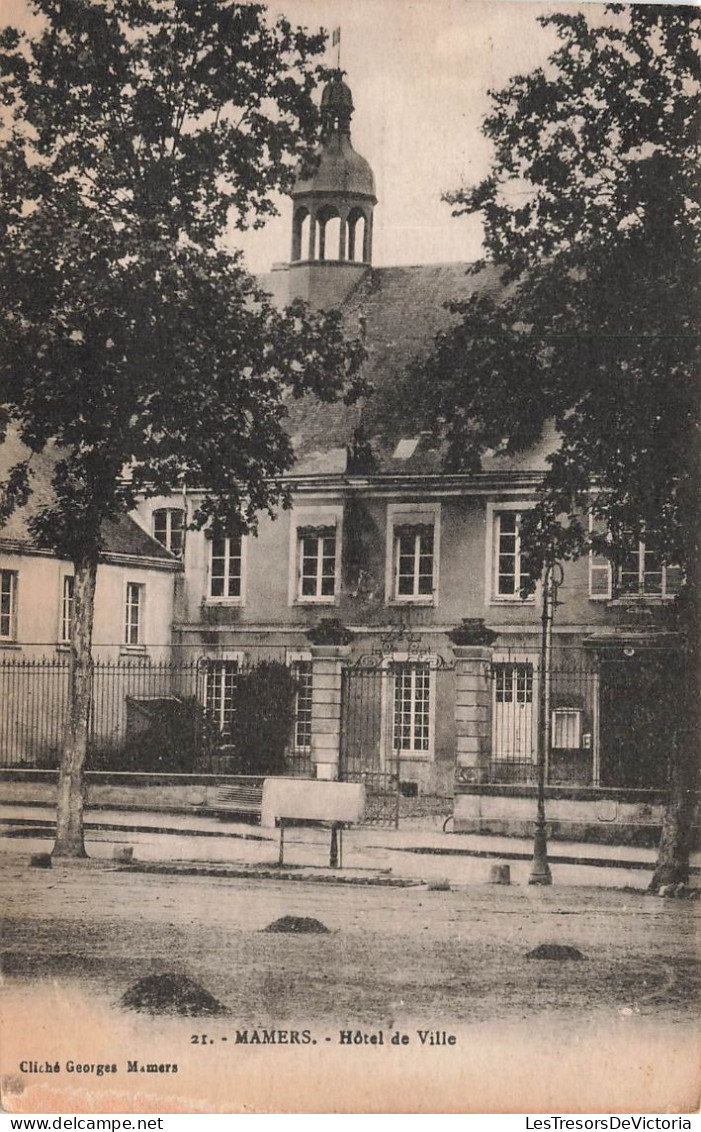 FRANCE - Mamers - Vue Sur L'hôtel De Ville - Vue De L'extérieur De L'hôtel - Carte Postale Ancienne - Mamers