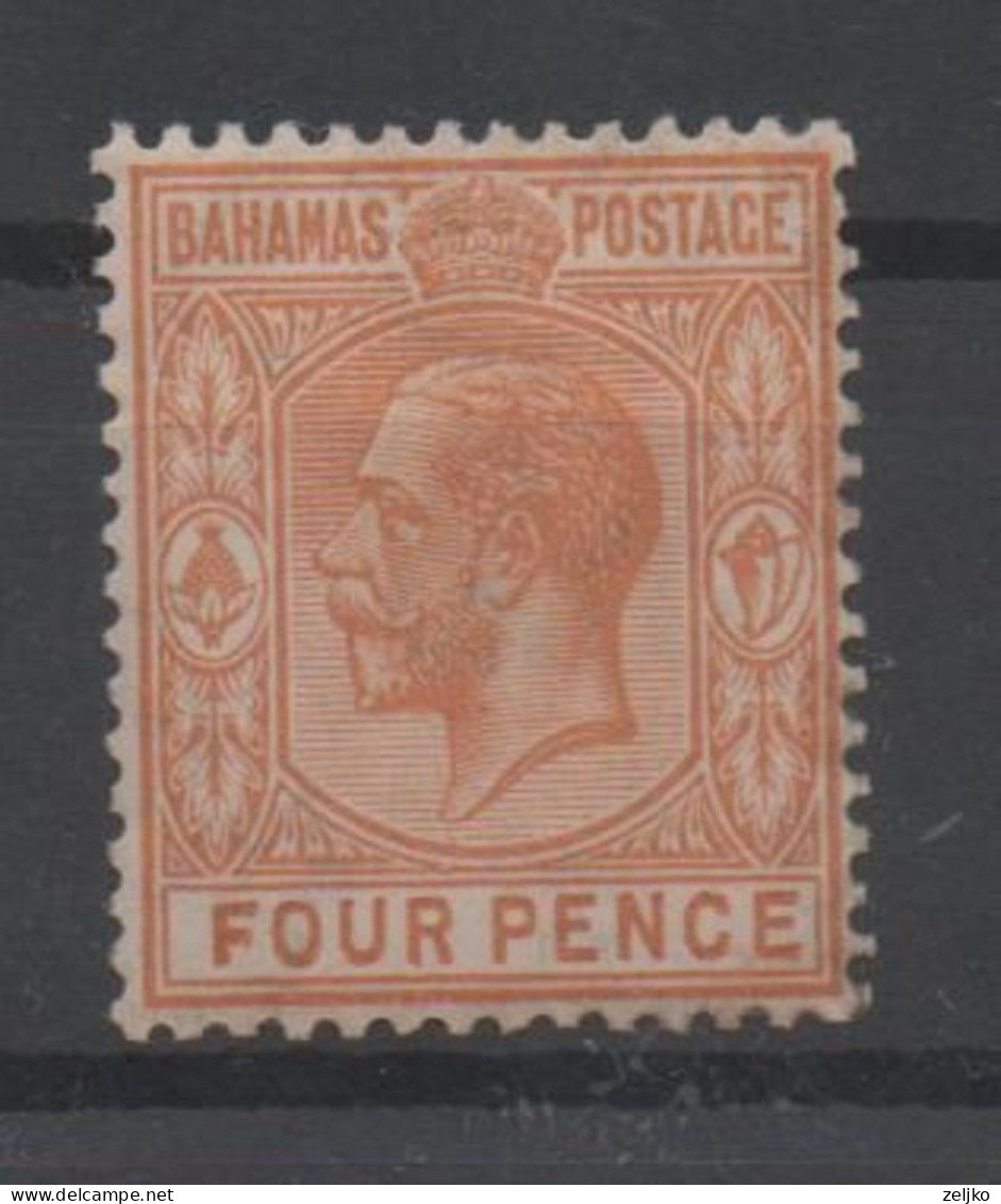 Bahamas, MNH, 1921, Michel 80 - 1859-1963 Colonia Británica