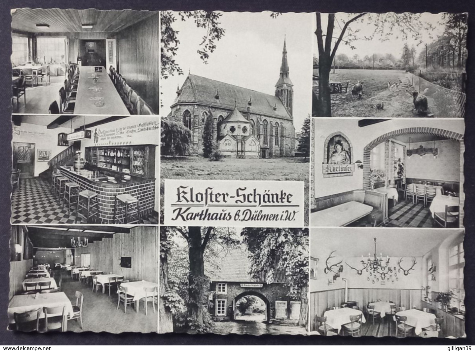 Dülmen, Restaurant Kloster-Schänke Karthaus, Mehrbildkarte, MBK - Dülmen