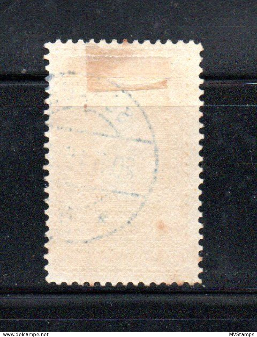 Nederland 1913 Zegel 100 Wilhelm III Met Langebalkstempel Schagen - Oblitérés