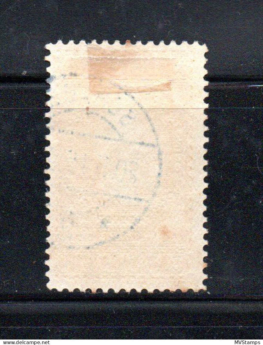 Nederland 1913 Zegel 100 Wilhelm III Met Langebalkstempel Schagen - Used Stamps