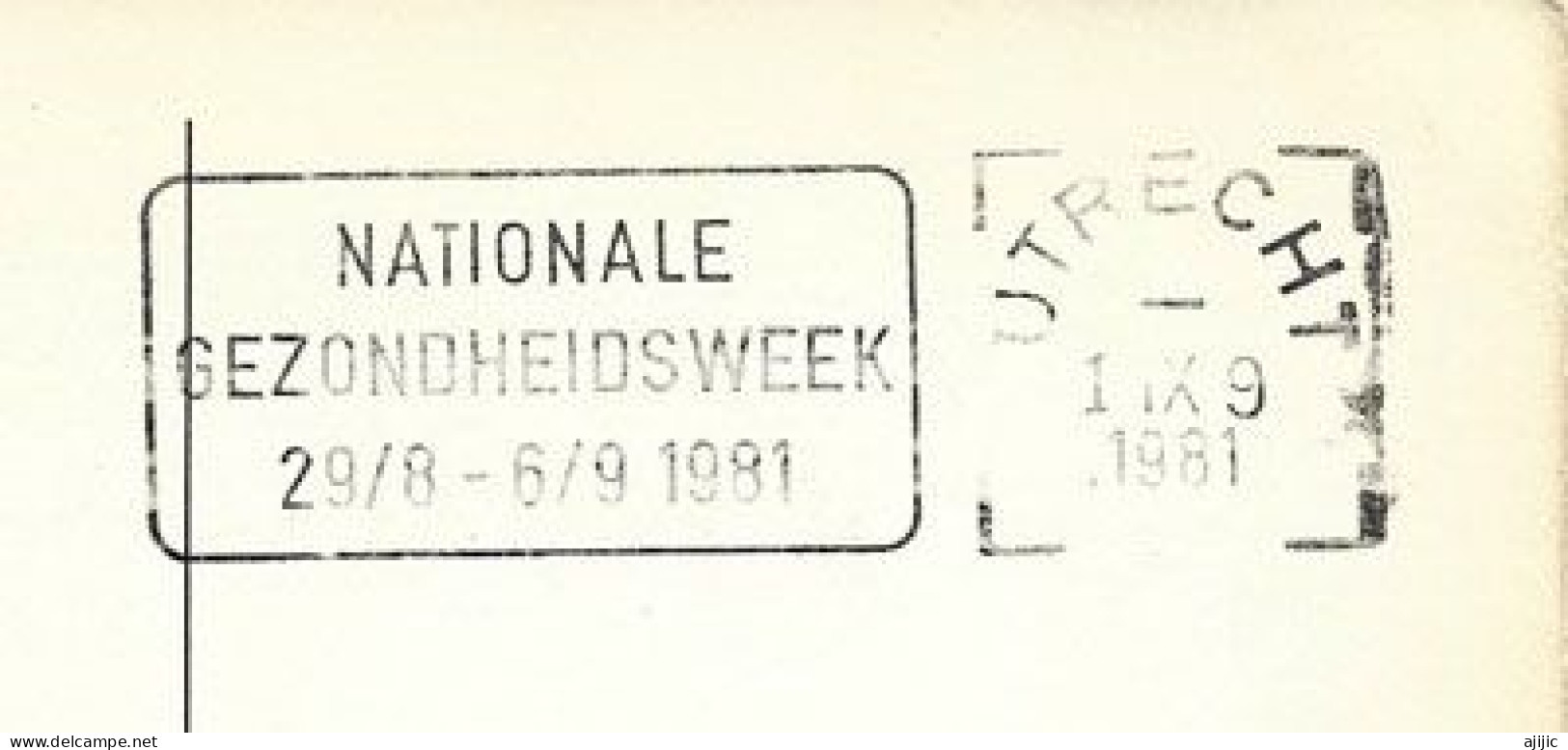 Semaine Nationale De La Santé 1981.  EUROPA (Cloches)  2 Photos Recto-verso - Lettres & Documents
