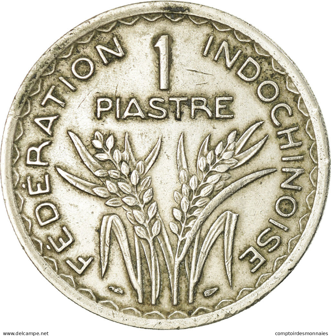 Monnaie, FRENCH INDO-CHINA, Piastre, 1947, Paris, TTB, Copper-nickel, KM:32.1 - Altri & Non Classificati