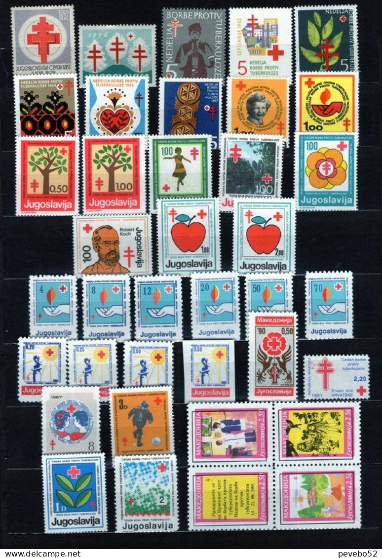 YUGOSLAVIA 1952 - 1991 TBC MNH - Collections, Lots & Séries