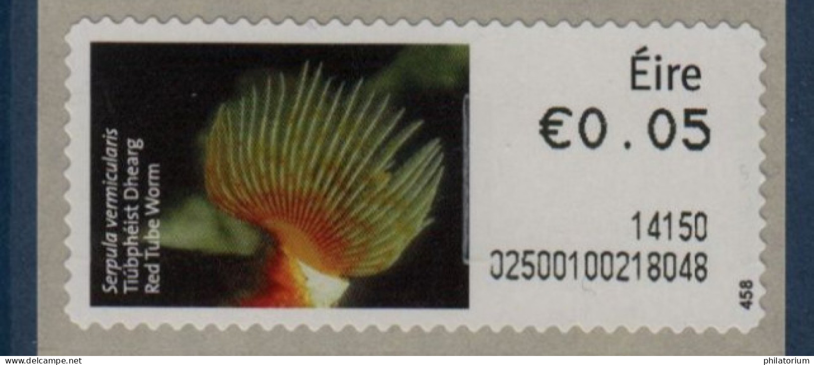 Eire, Irlande, **, Yv D 44, Mi 44, SG M 40, Serpule (Serpula Vermicularis) - Marine Life