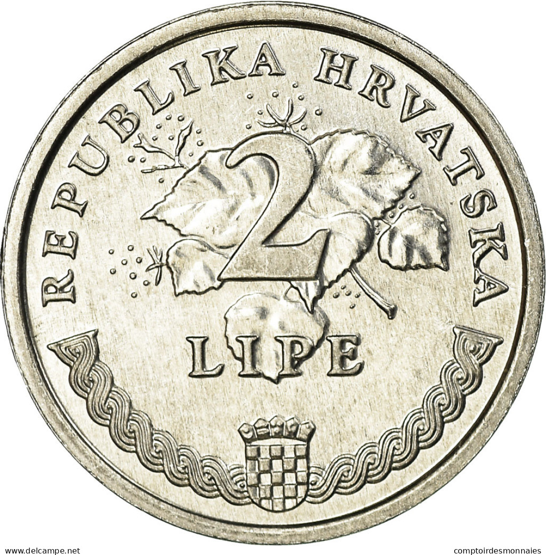 Monnaie, Croatie, 2 Lipe, 2005, TTB, Aluminium, KM:4 - Croacia