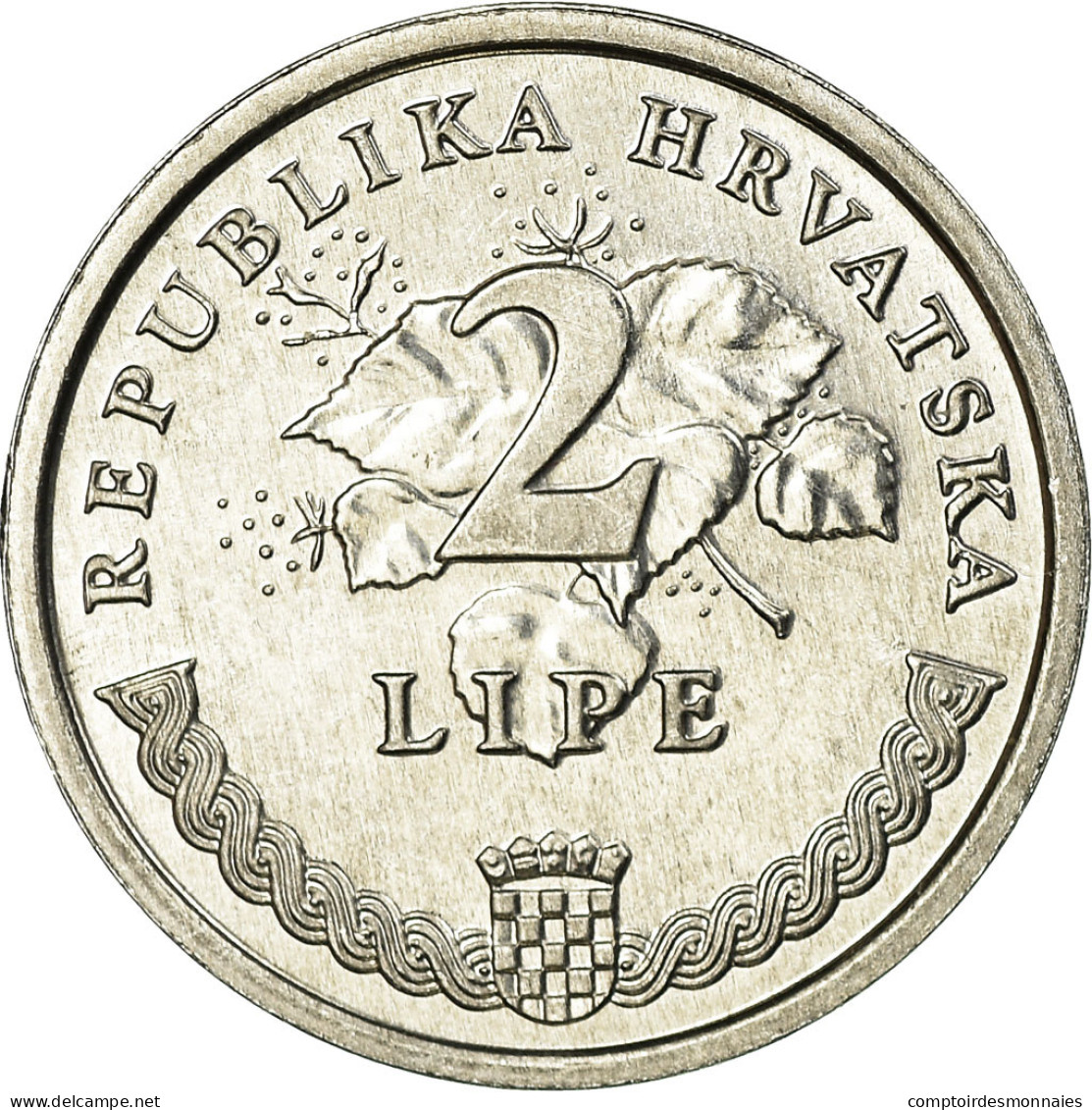 Monnaie, Croatie, 2 Lipe, 2005, TTB, Aluminium, KM:4 - Croazia