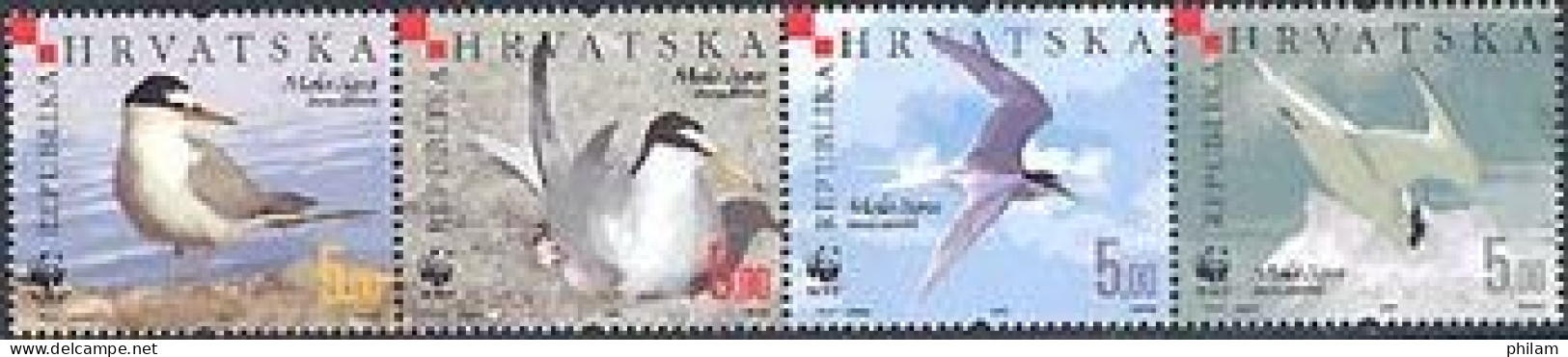 CROATIE 2006 - WWF - Sterne Albatros - 4 V. - Palmípedos Marinos