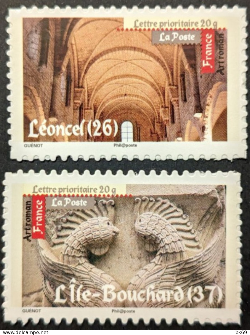 456A & 459A TP De Feuilles Léoncel 26 , L'Ile-Bouchard 37 - Unused Stamps