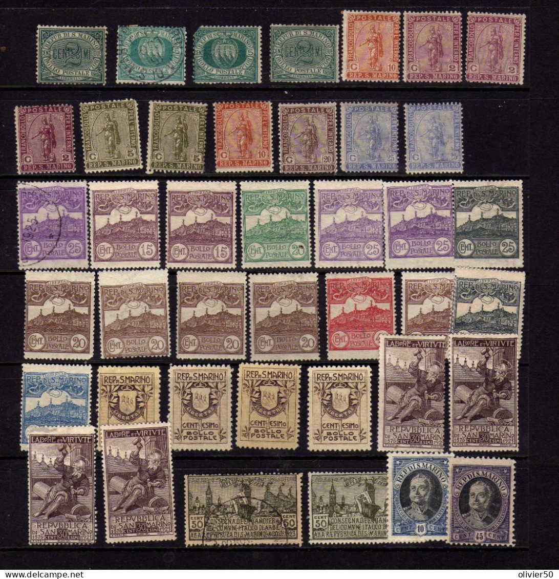 Saint-Marin - Armoiries - Vue  - Neufs* - MH - Unused Stamps