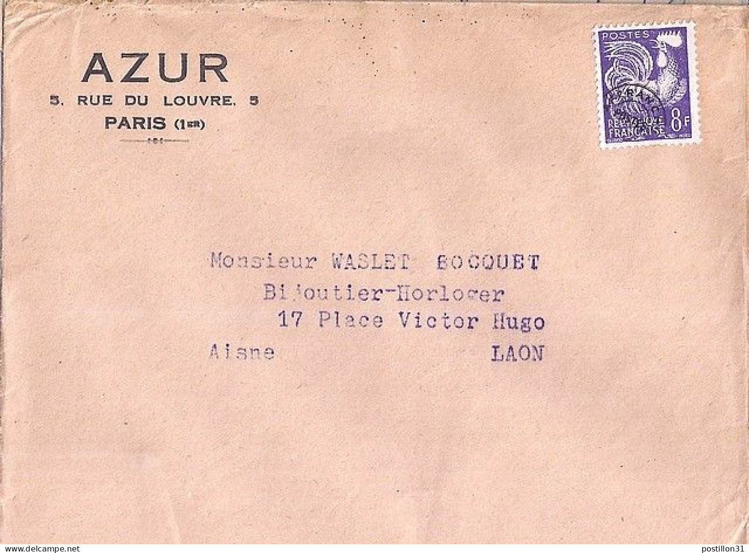 PREO N° 109 S/L. DE ETS AZUR / PARIS - 1953-1960