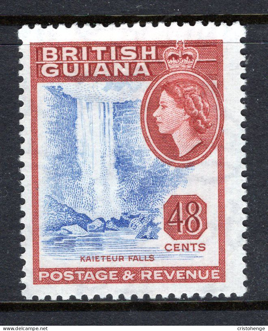 British Guiana 1954-63 QEII Pictorials - 48c Kaieteur Falls HM (SG 341) - Guyane Britannique (...-1966)