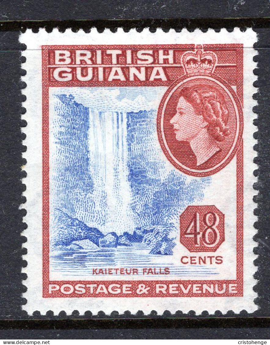 British Guiana 1954-63 QEII Pictorials - 48c Kaieteur Falls HM (SG 341) - British Guiana (...-1966)