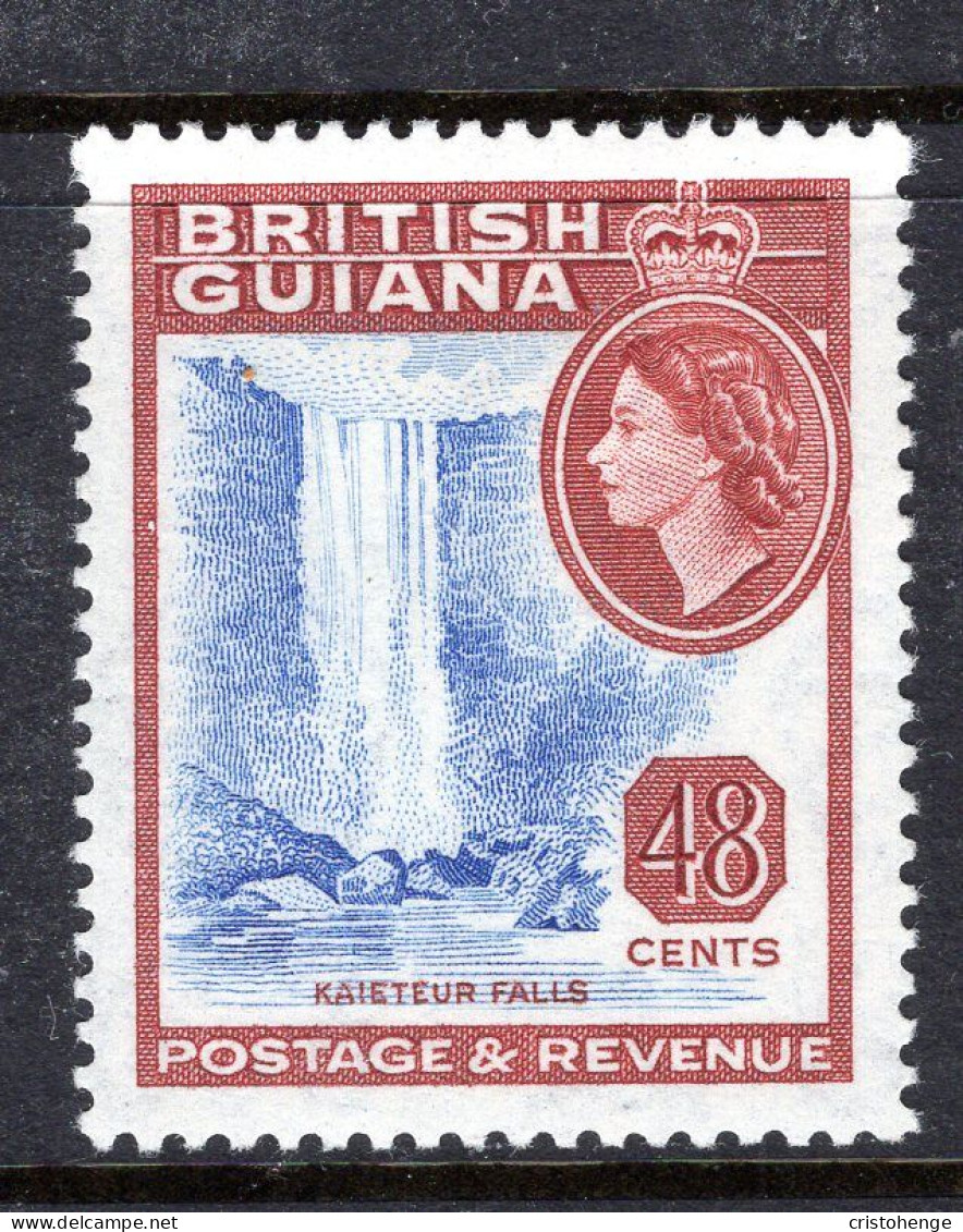 British Guiana 1954-63 QEII Pictorials - 48c Kaieteur Falls HM (SG 341) - Britisch-Guayana (...-1966)