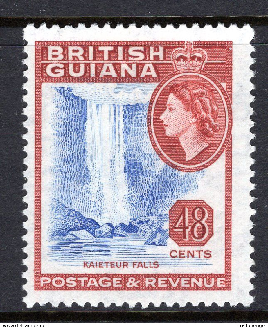 British Guiana 1954-63 QEII Pictorials - 48c Kaieteur Falls HM (SG 341) - Britisch-Guayana (...-1966)