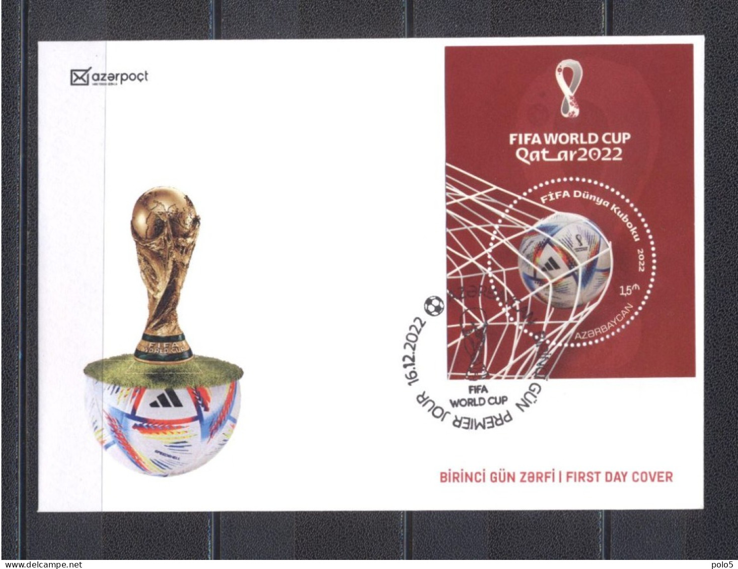 Azerbaidjan 2022- FIFA World Cup Qatar 2022 FDC - 2022 – Qatar