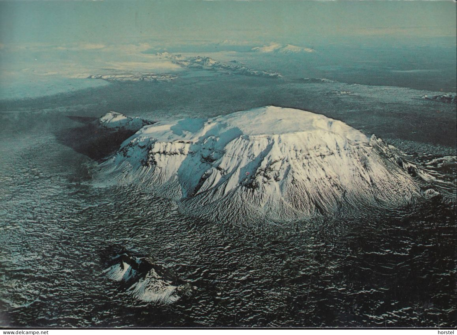 Island - Hlöðufell - Vulkan - Aerial View - Nice Stamp - Iceland