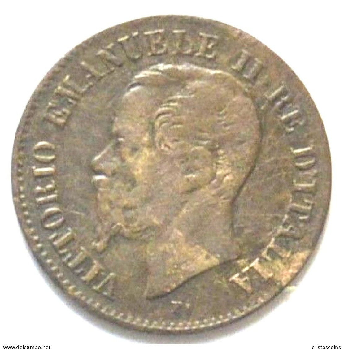 2 Centesimi Vittorio Emanuele II Cifre Mancanti Della  Anno Di Emissione 18.... (V-650 - 1861-1878 : Victor Emmanuel II.