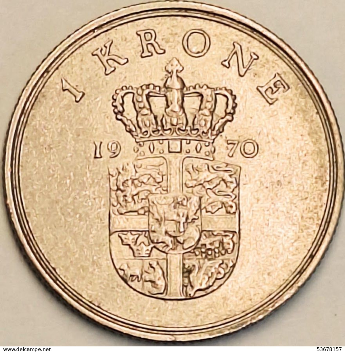 Denmark - Krone 1970, KM# 851.1 (#3781) - Danemark