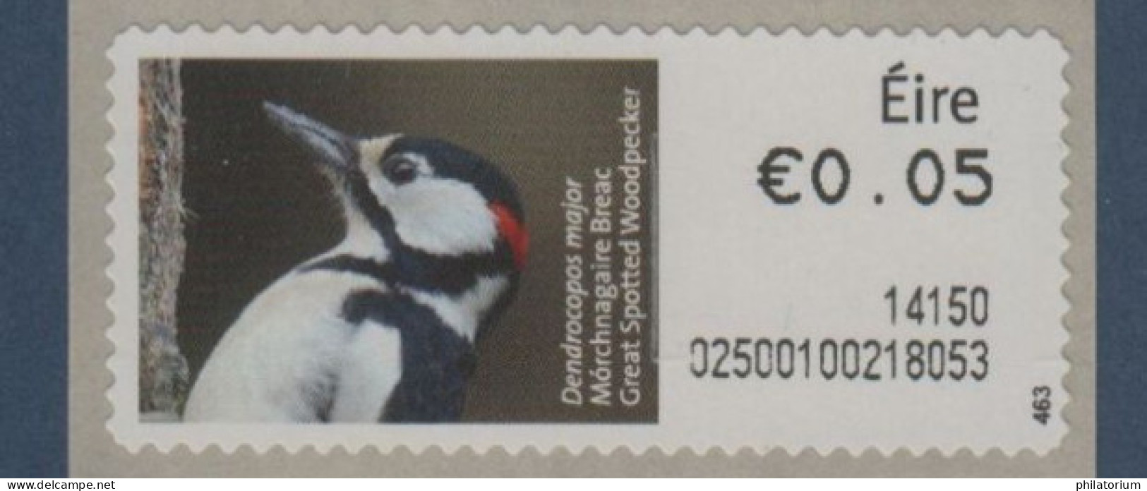 Eire, Irlande, **, Yv D 49, Mi 49, SG M 45,  Pic épeiche (Dendrocopos Major), - Piciformes (pájaros Carpinteros)