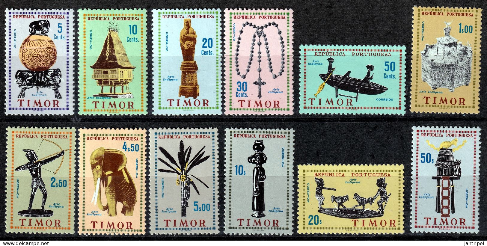 TIMOR 1961  SET MNH   ART - Timor