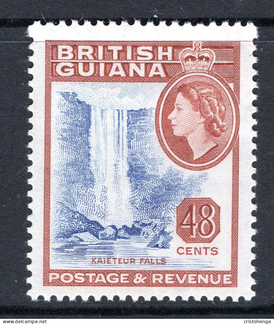 British Guiana 1963-65 QEII Pictorials - New Wmk. - 48c Kaieteur Falls HM (SG 362) - Guayana Británica (...-1966)