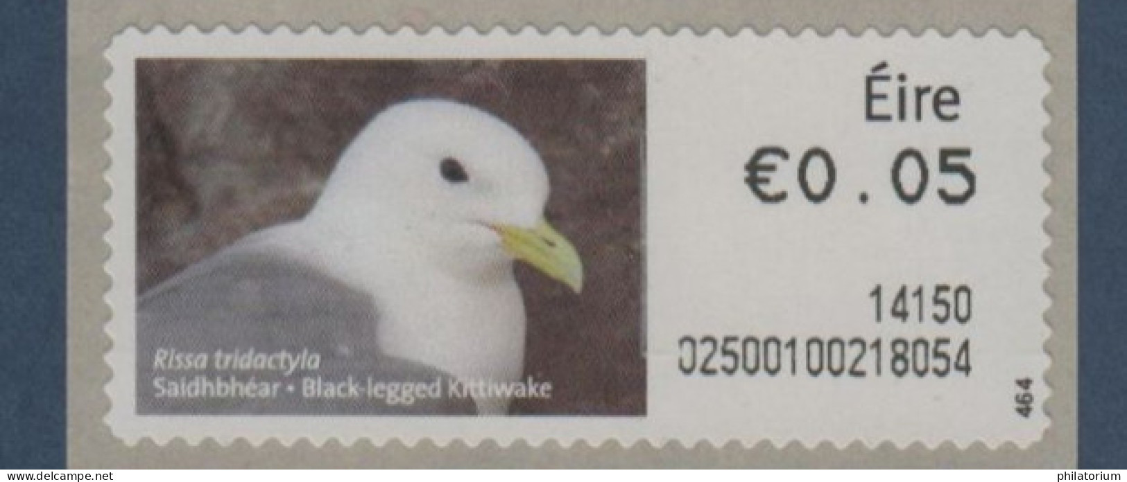 Eire, Irlande, **, Yv D 50, Mi ATM 50, SG 46, Mouette Tridactyle (Rissa Tridactyla) , - Ungebraucht