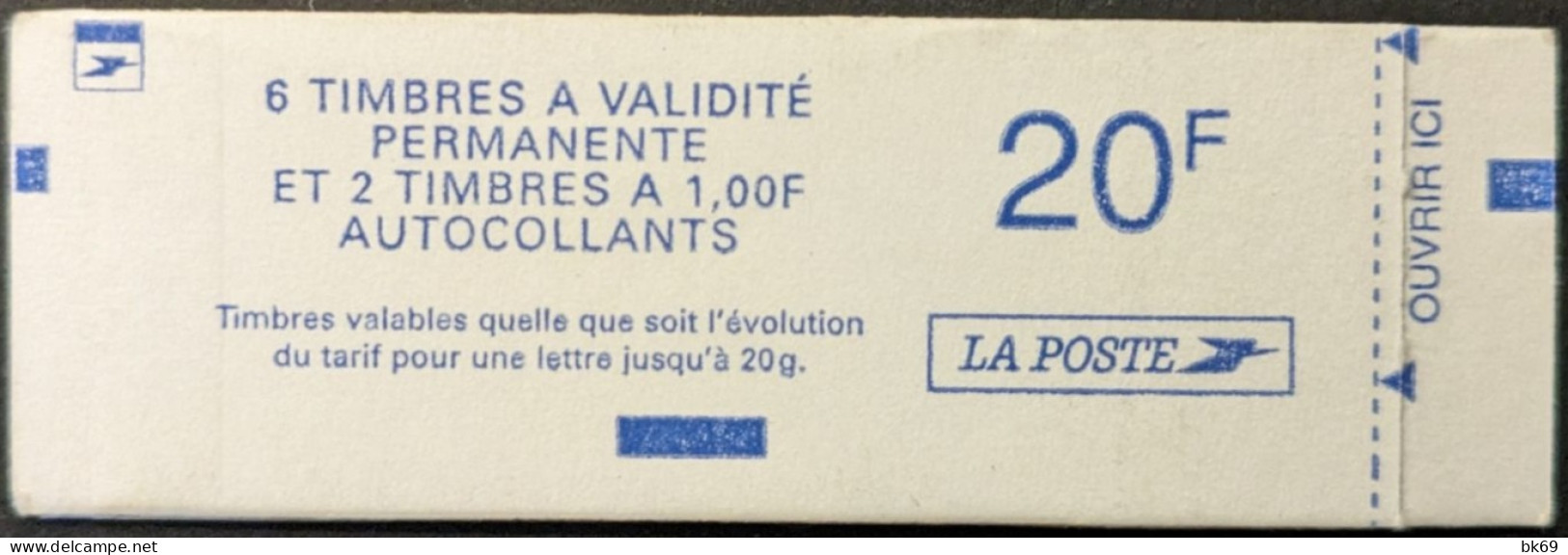 1510 RARE 2 Variétés: Piquage Couverture & Bandes De Phosphores à Cheval Carnet Luquet Type II - Modernes : 1959-...