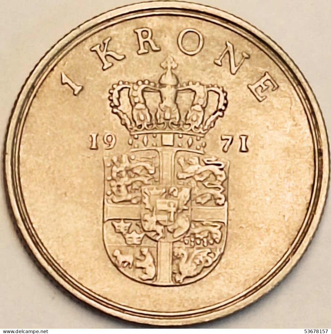 Denmark - Krone 1971, KM# 851.1 (#3782) - Dänemark