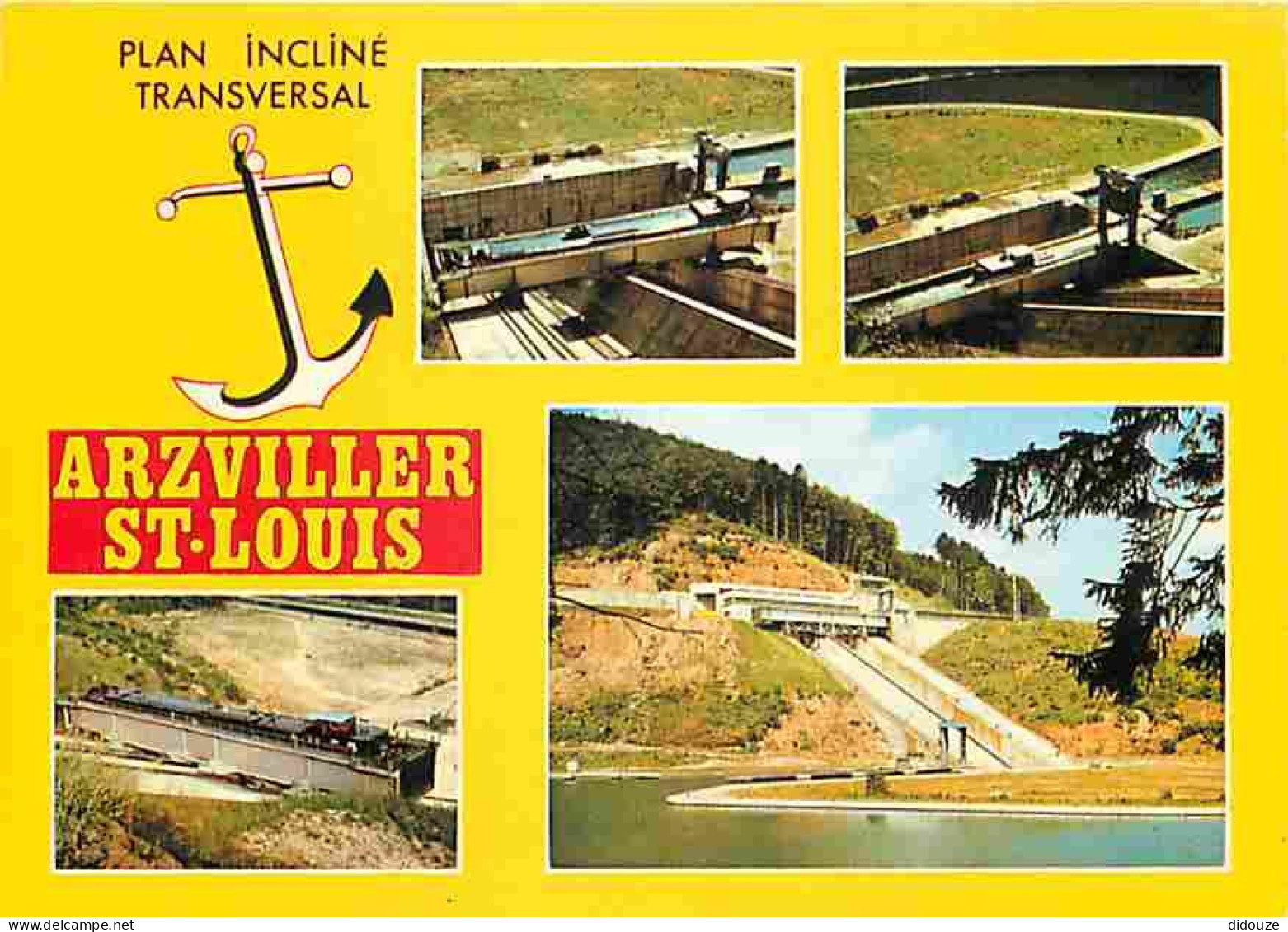 57 - Saint Louis - Arzviller - Le Plan Incliné Transversal - Ascenseur à Bateaux - Multivues - Carte Neuve - CPM - Voir  - Arzviller