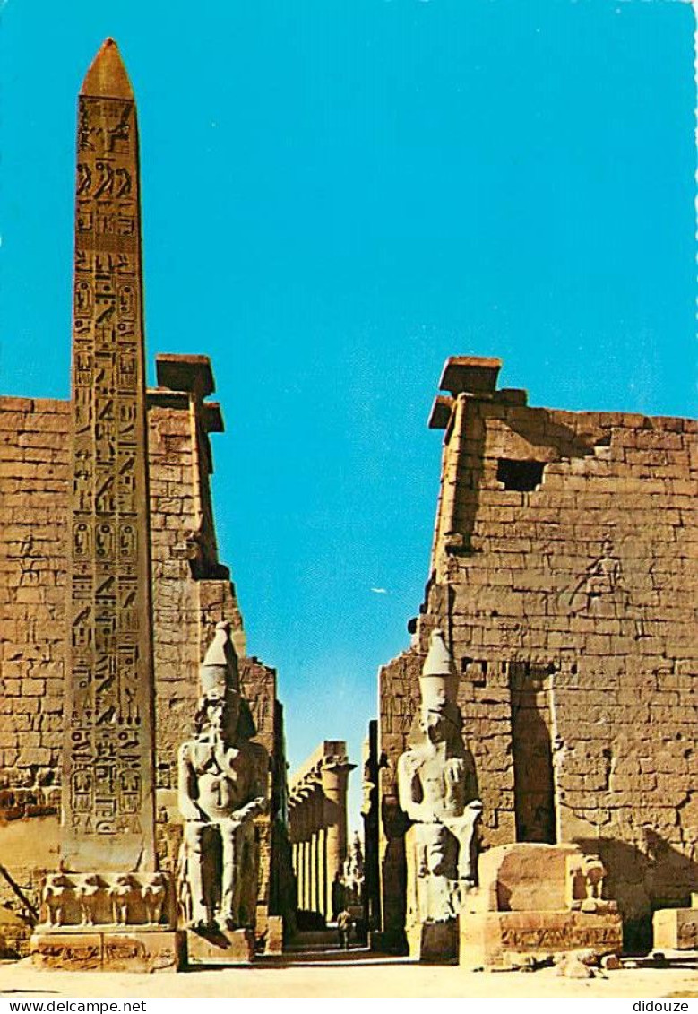 Egypte - Louxor - Luxor - Great Pylon And Obelisk - Le Pylône Et L'Obélisque - Carte Neuve - CPM - Voir Scans Recto-Vers - Louxor