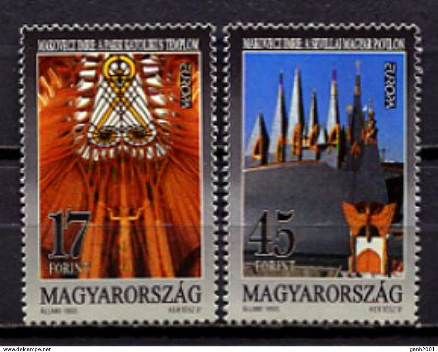 Hungary 1993 Hungría / Europa CEPT Architecture MNH Arquitectura Architektur / Hj84  36-4 - 1993
