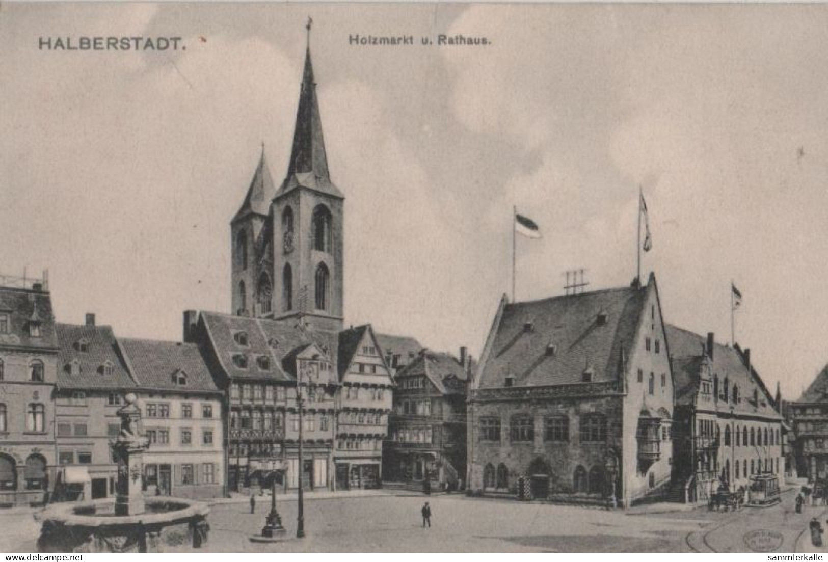 110745 - Halberstadt - Holzmarkt Und Rathaus - Halberstadt