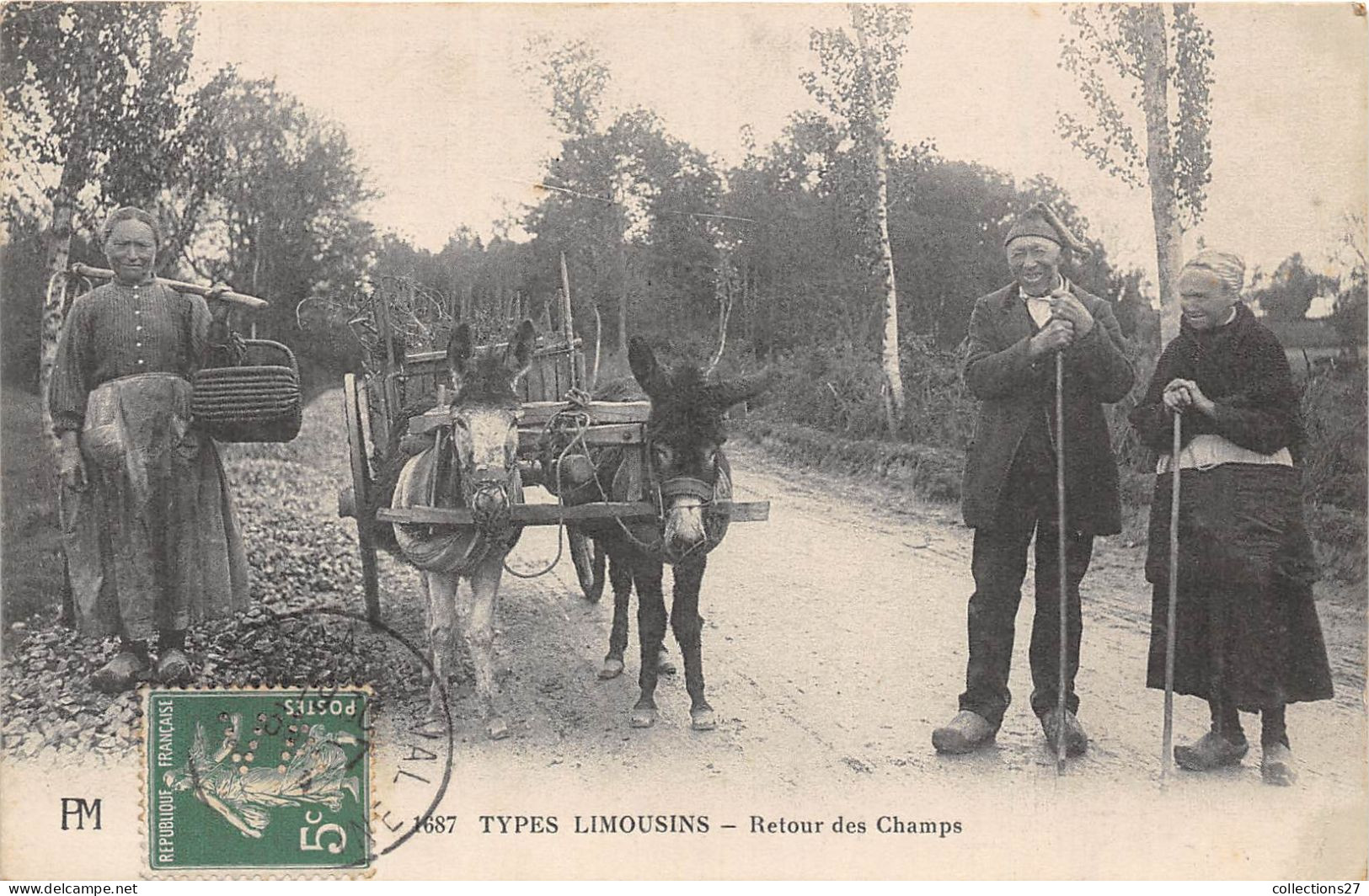 87-TYPES LIMOUSINS- RETOUR DES CHAMPS - Andere & Zonder Classificatie