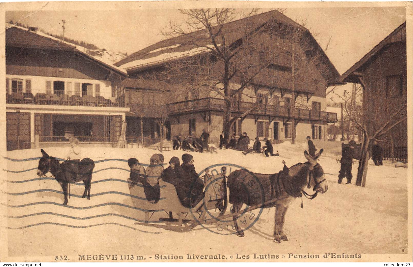 74-MEGEVE- STATION HIVERNALE- LES LUTINS PENSION D'ENFANTS - Megève