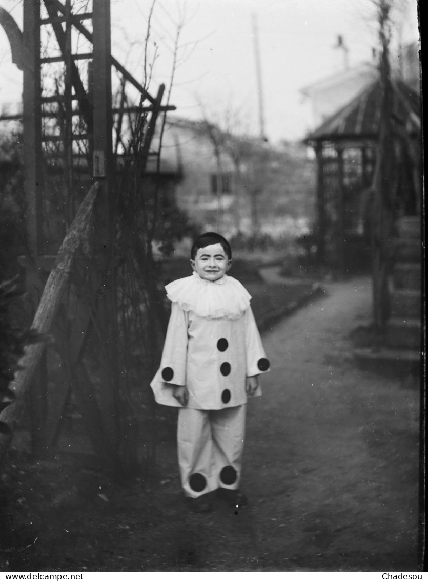 Photographie Enfant Déguisement - Diapositivas De Vidrio