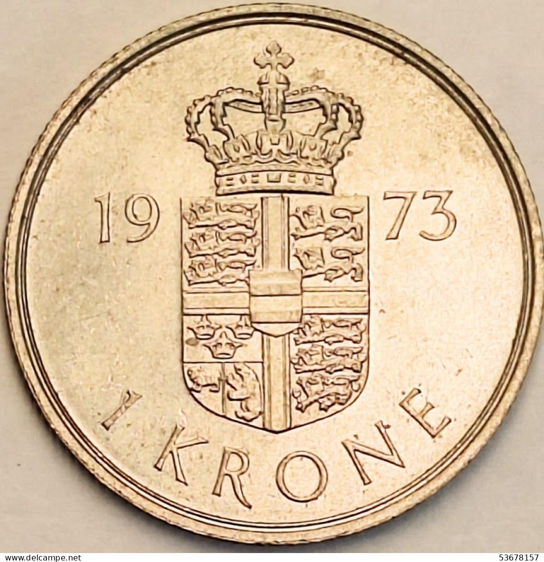Denmark - Krone 1973, KM# 862.1 (#3783) - Dinamarca