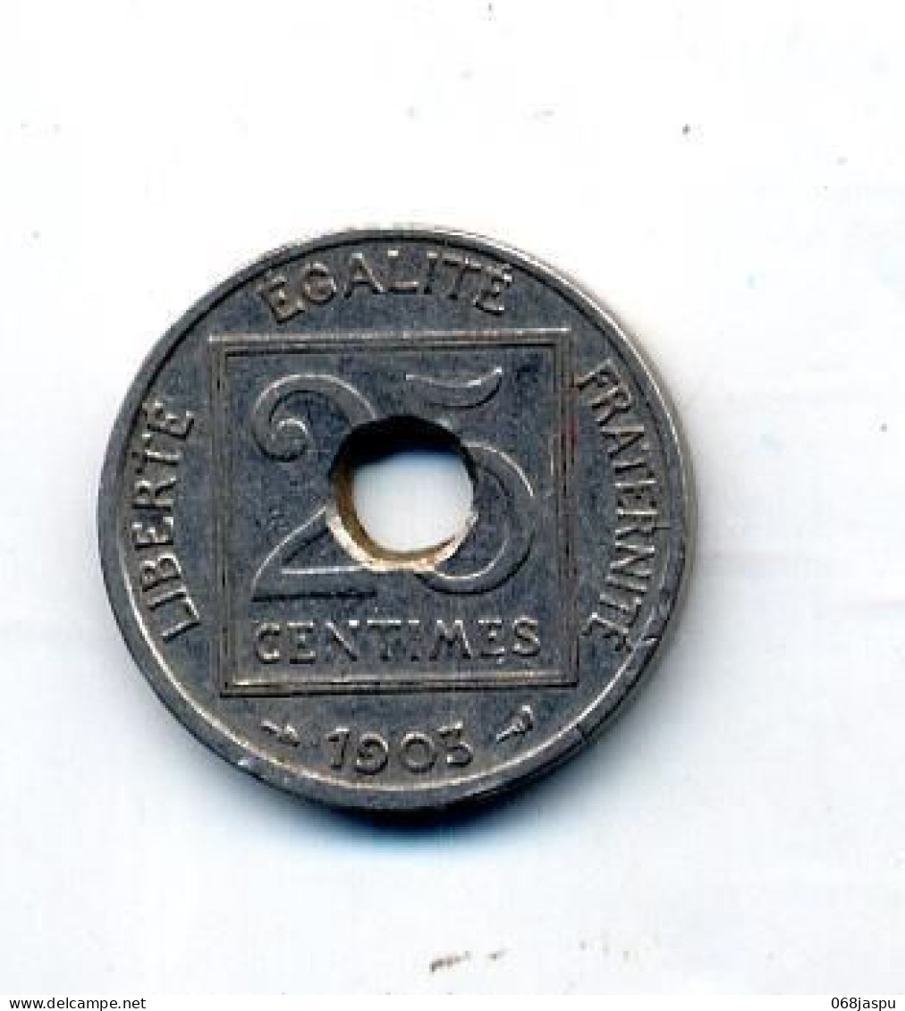 Piece 25 Centimes 1903 - 25 Centimes