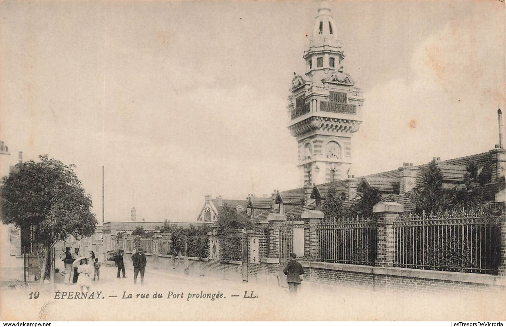 FRANCE - Epernay - La Rue Du Port Prolongée - LL - Enfant - Carte Postale Ancienne - Epernay