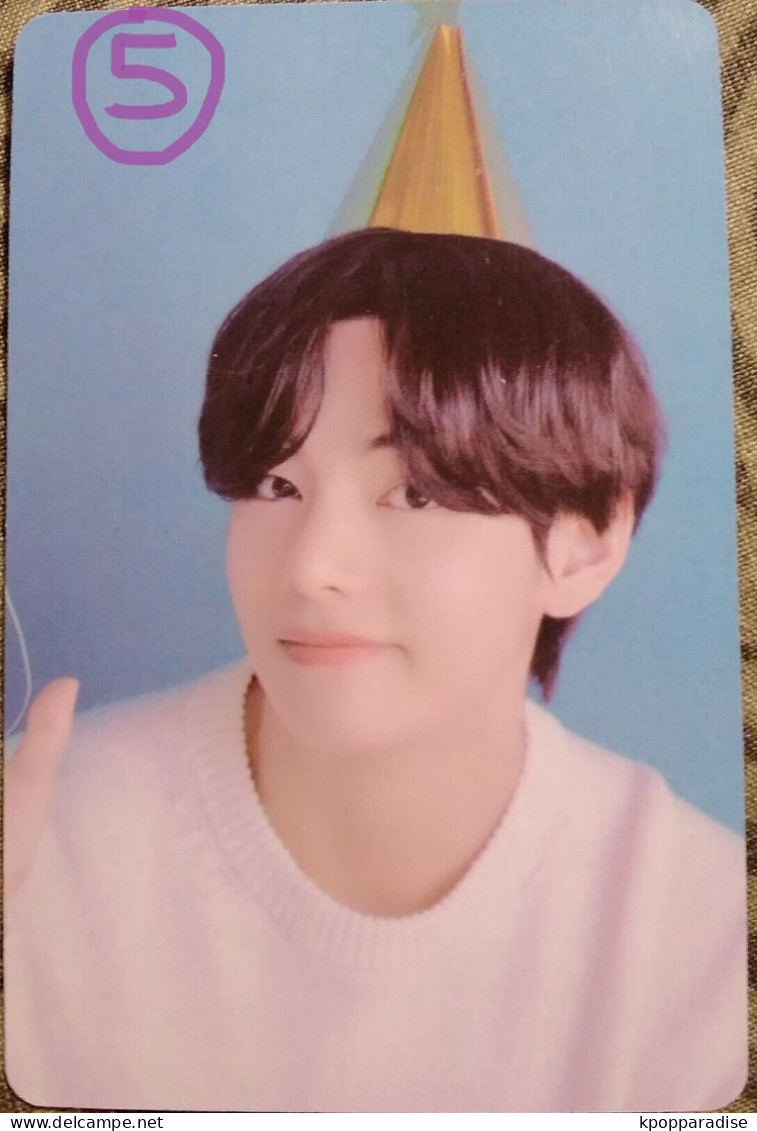 Photocard K POP Au Choix  BTS Me, Myself  V  Veautiful Days - Objets Dérivés