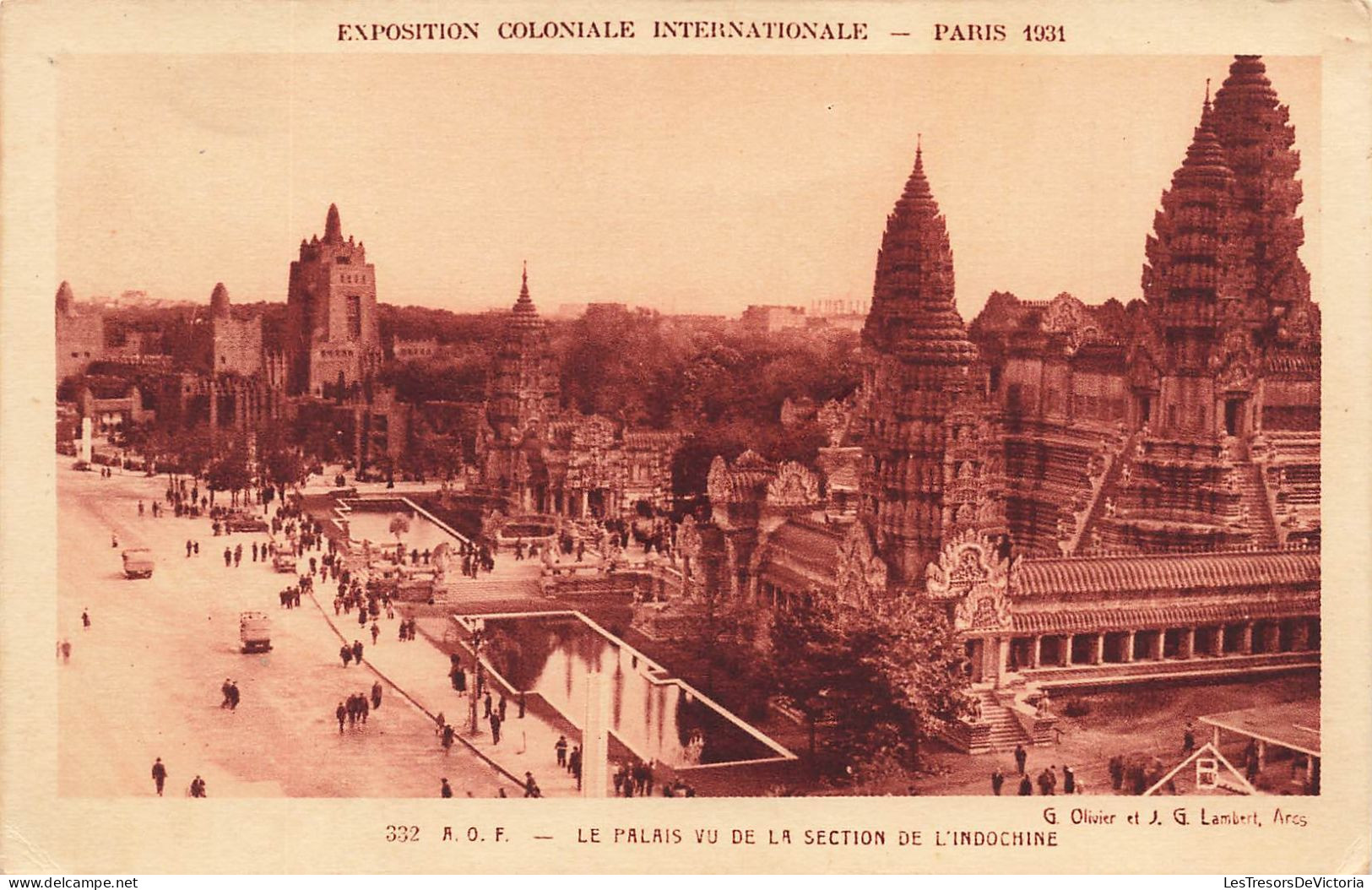FRANCE - Exposition Coloniale Internationale - Paris - Le Palais Vu De La Section De L'Indochine -Carte Postale Ancienne - Expositions